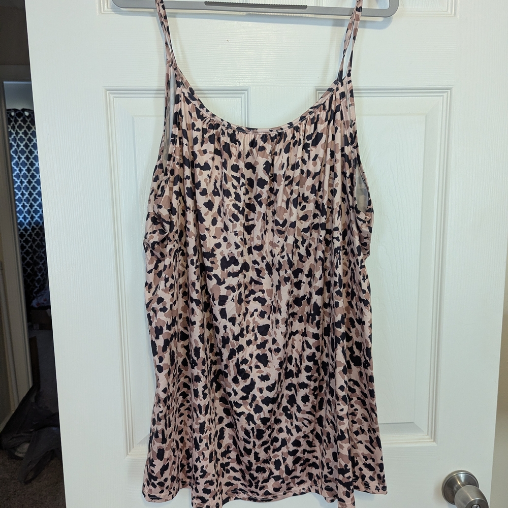Leopard Print Women's Top